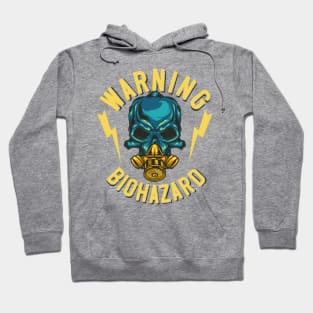 WARNING BIOHAZARD CORONAVIRUS COVID-19  T-SHIRT DESIGN Hoodie